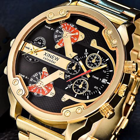 mens oversized watches|men's large face luxury watches.